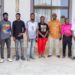 LRA Commissioner General James Dorbor Jallah with CMPA team during communication retreat in Liberia.
