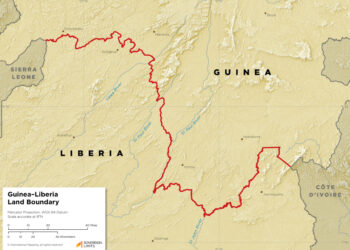 Liberia–Guinea border region referenced in an op-ed discussing diplomacy and peacebuilding in West Africa.