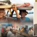 Liberia fisheries conference promotional image showing fish traders and government officials
