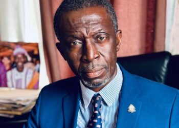 Human rights lawyer Tiawan Saye Gongloe addressing Liberia–Guinea border tensions.