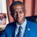 Human rights lawyer Tiawan Saye Gongloe addressing Liberia–Guinea border tensions.