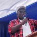 Senator Saah Joseph speaking at PAP convention in Bentol City