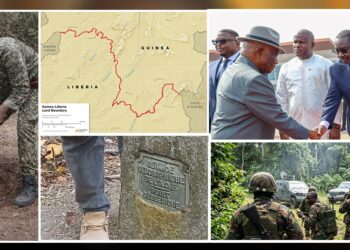 Liberia security forces Guinea border crisis Sorlumba
