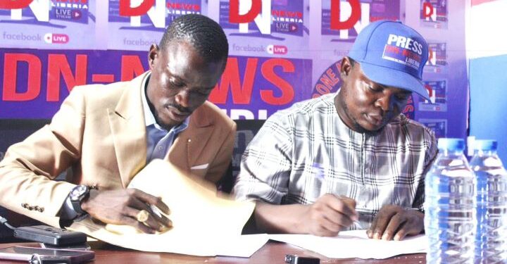 DN News Liberia, Paye-Layleh School of Journalism Sign Partnership in Paynesville