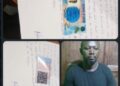Suspect linked to alleged production of fraudulent National Identification Cards in Weala, Margibi County.