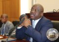 LEC Managing Director Mohammed Sheriff speaking at Senate hearing on Liberia power outages.