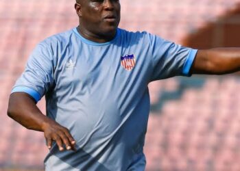 Christopher Wreh Liberia caretaker coach training session
