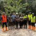 BMMC and EPA officials inspect Marvoe Creek fish kill site Liberia