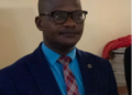Pleebo City Court Associate Magistrate Emmanuel Nyepah during a judicial event in Maryland County.