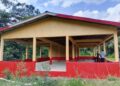 Newly constructed Dorrobo market building in Maryland County Liberia