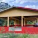 Newly constructed Dorrobo market building in Maryland County Liberia