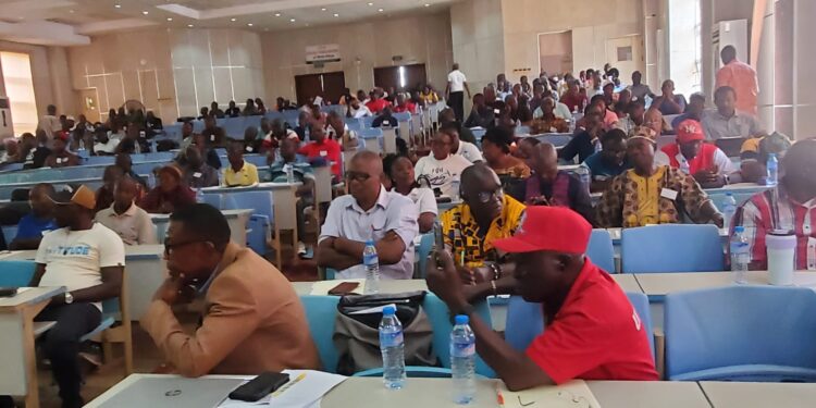 University of Liberia faculty gathered at ULFA general assembly meeting