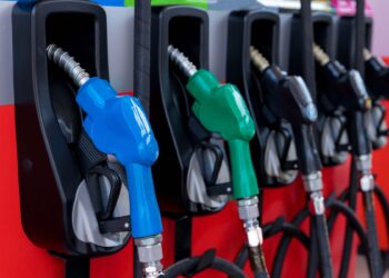 Fuel pumps at a petrol station representing Liberia’s gasoline and diesel price stability amid global oil market volatility.