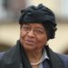 Former Liberian President Ellen Johnson Sirleaf speaking ahead of a scheduled address to Liberia’s House of Representatives.