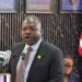 NaFAA Director General J. Cyrus Saygbe Sr. speaking about Liberia’s upcoming National Fisheries Investment Conference.