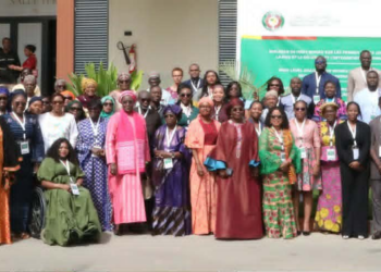 Participants at the ECOWAS consultative dialogue on women and youth participation in governance held in Saly-Portudal, Senegal.
