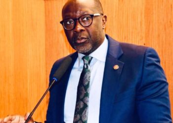 Gbarpolu County Senator Amara Konneh raises concerns in the Liberian Senate about underage gambling and unregulated betting centers.