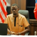 Montserrado County District 3 Representative Sumo K. Mulbah speaking about Liberia’s proposed $250 minimum wage bill.