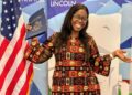 Liberia Football Association women’s football manager Aletha Massaquoi participates in an international leadership program.