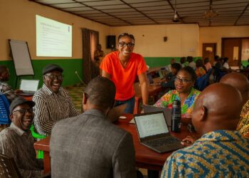 Stakeholders gather in Kakata for a workshop validating Liberia’s biodiversity finance reports under the BIOFIN initiative.
