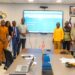 Officials of the National Fisheries and Aquaculture Authority during the launch of the redesigned NaFAA website in Monrovia.