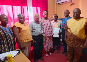 Global Methodist Church leaders and partners gathered during lease signing ceremony in Monrovia