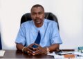 National Bureau of Concessions Director General Hanson Kiazolu during announcement of tax audit findings