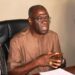 Former Senator J. Milton Teahjay speaks during political address criticizing Sinoe leadership and signaling a 2029 comeback