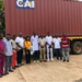 Medical supplies container delivered to JJ Dossen Hospital in Maryland County