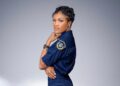 Portrait of Mariam Francis, Liberia National Police officer, highlighting women’s leadership in the security sector