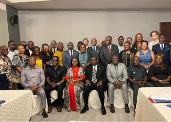 UN and Liberian officials at anti-corruption dialogue in Monrovia