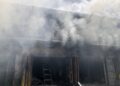 Fire outbreak at Red Light Market destroying shops in Paynesville