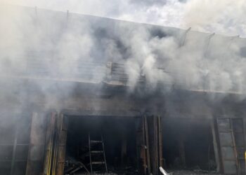 Fire outbreak at Red Light Market destroying shops in Paynesville