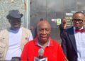 Samuel Jackson speaks to media as prosecutors challenge his court-approved bond in manslaughter case
