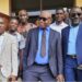 Tweah and his legal team exits courtroom during Tweah trial as defense challenges prosecution witness testimony in Liberia