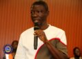 Liberian lawmaker Yekeh Kolubah during legislative proceedings amid expulsion probe controversy