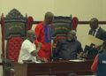 Liberia House of Representatives session during proceedings leading to expulsion of lawmaker Yekeh Kolubah