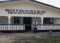 Bong County Health Team office highlighting healthcare infrastructure challenges in Liberia
