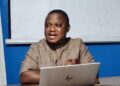 CENTAL Executive Director Anderson Miamen speaking on anti-corruption efforts in Liberia
