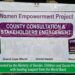 Liberia Women Empowerment Project banner during county consultation in Bomi