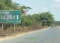 Welcome sign to Bomi County