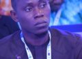 Blamo N. Toe during Reporters Association of Liberia election event