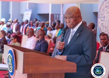 President Joseph Boakai launching government performance tracking system in Monrovia