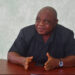 NEC acting chairman Jonathan Weedor discussing Liberia’s digital election reforms