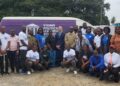 Sweden ambassador hands over bus to Naymote youth leadership group in Liberia