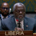 Liberia’s UN ambassador speaking at international meeting