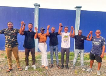 RAL leadership-elect members standing together in unity