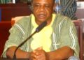 Senator Joseph Jallah speaking during Senate session