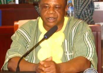 Senator Joseph Jallah speaking during Senate session