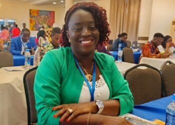 Cytirus Kerbay at governance event in Liberia